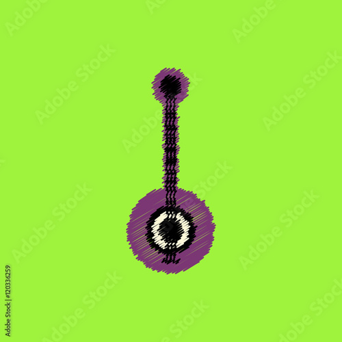 flat vector icon design collection musical instrument