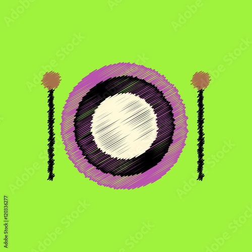 flat vector icon design collection musical instrument