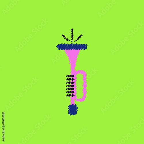flat vector icon design collection musical instrument