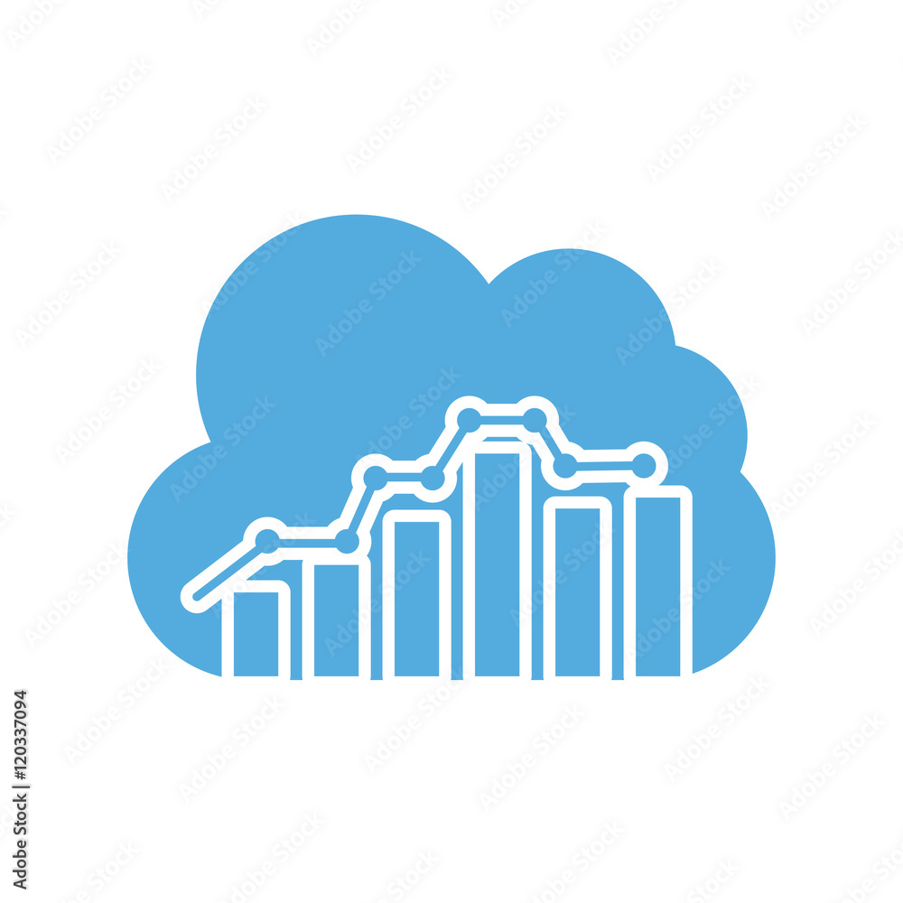cloud computing with seo icon vector illustration design cloud computing with seo icon vector illustration design