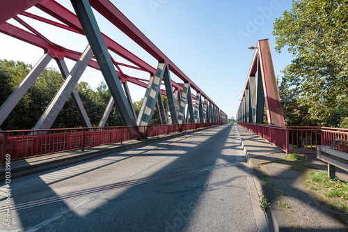 The Pontwert-Bridge at Duisburg Horbor / Germany