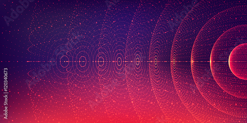Vector interstellar space background.Cosmic galaxy illustration.Background with nebula, stardust and bright shining stars.Vector Illustration for party ,artwork, brochures, posters.