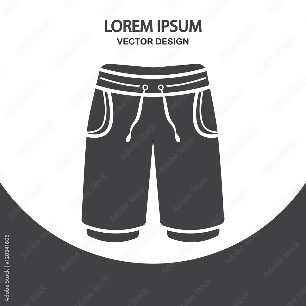 Male shorts icon Male shorts icon
