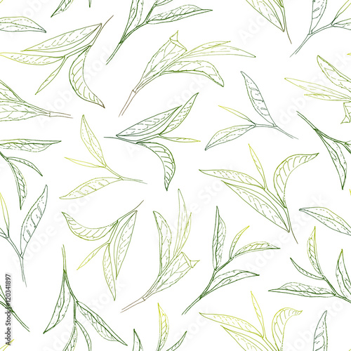 Sunny tea leafs