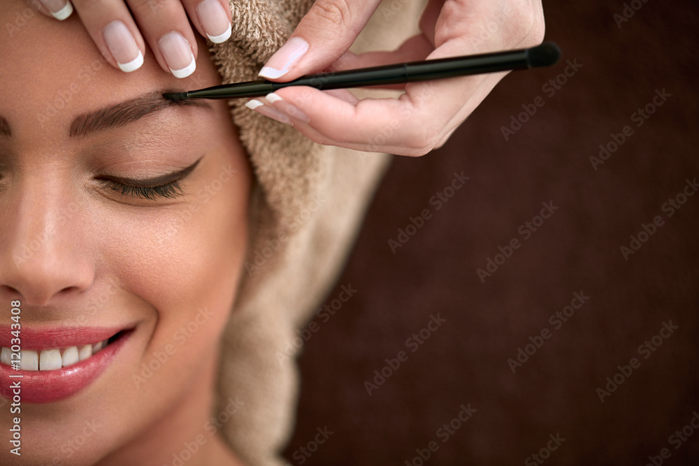 Quadro em tela professional drawing eyebrows