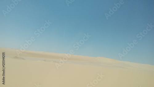 the desert of wadi el-rayan -fayom   Egypt