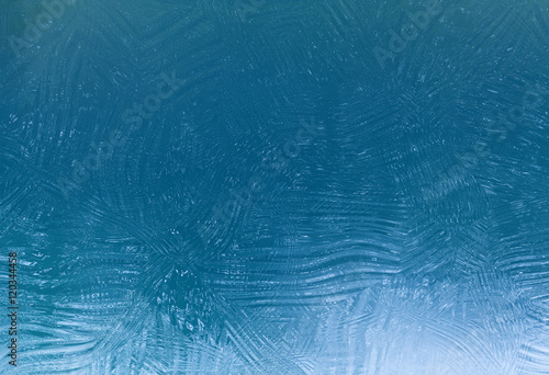 Abstract blue ice background