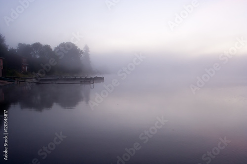 Mist water morning
