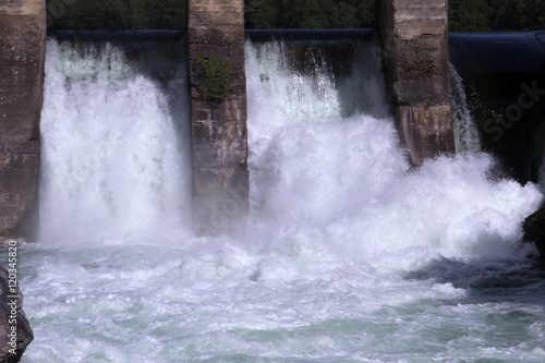 Hydroelectric power water flow