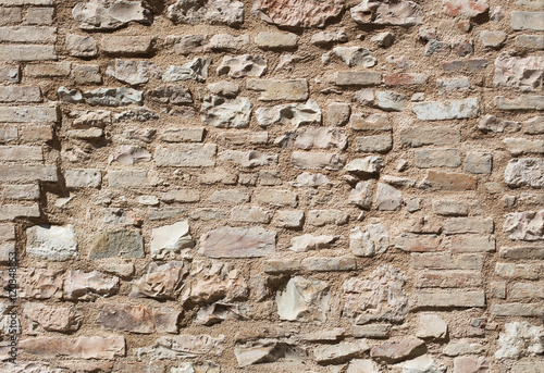 Textured street wall