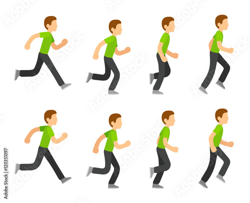 Running man animation