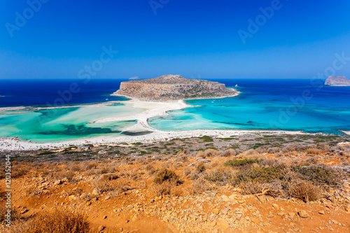 Balos lagoone on Crete. Greece.