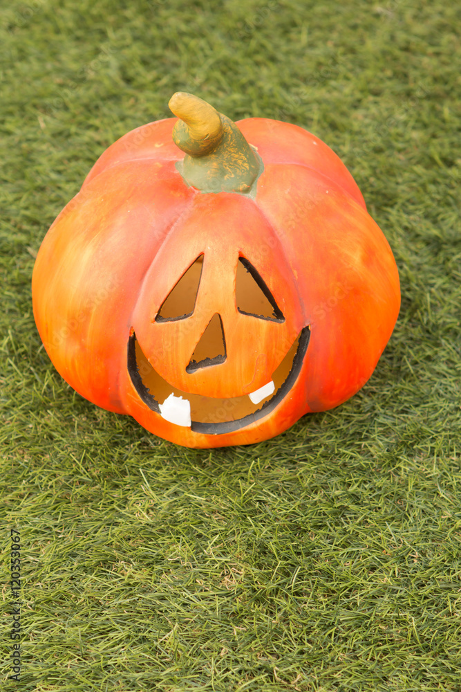 Orange pumpkin lantern Orange pumpkin lantern