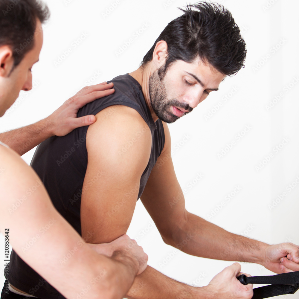 Triceps stretching exercise Triceps stretching exercise