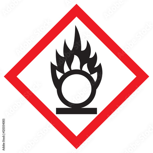 Piktogram GHS03 utleniające