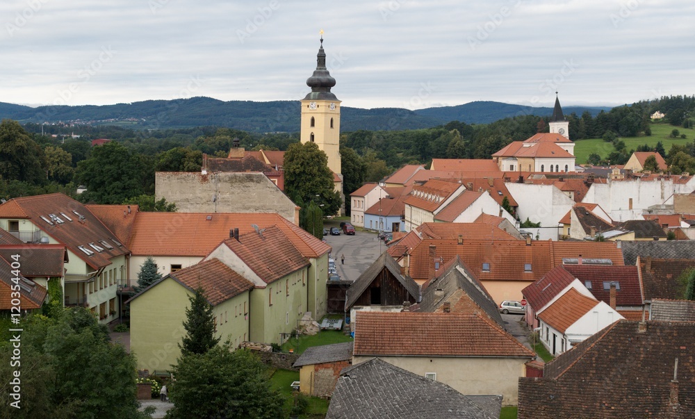 Fototapeta premium Netolice - a small town in South Bohemia in Czech republic