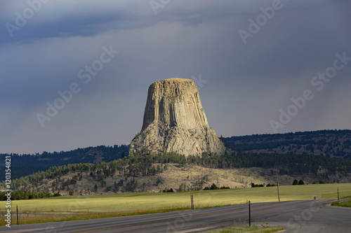 Devil's Tower National Monument in Wyoming, U.S.A.