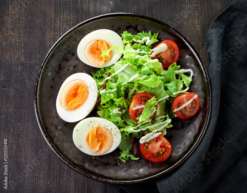 salad with boiled eggs © Mara Zemgaliete