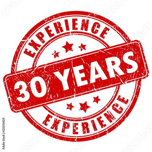 30 years experience rubber stamp