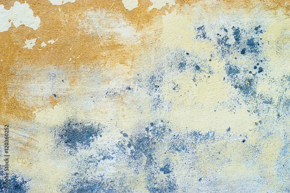 Стена заляпаная краской