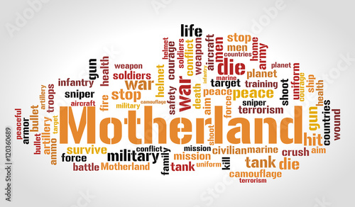 Peace word cloud. Social concept. Vector illustration.