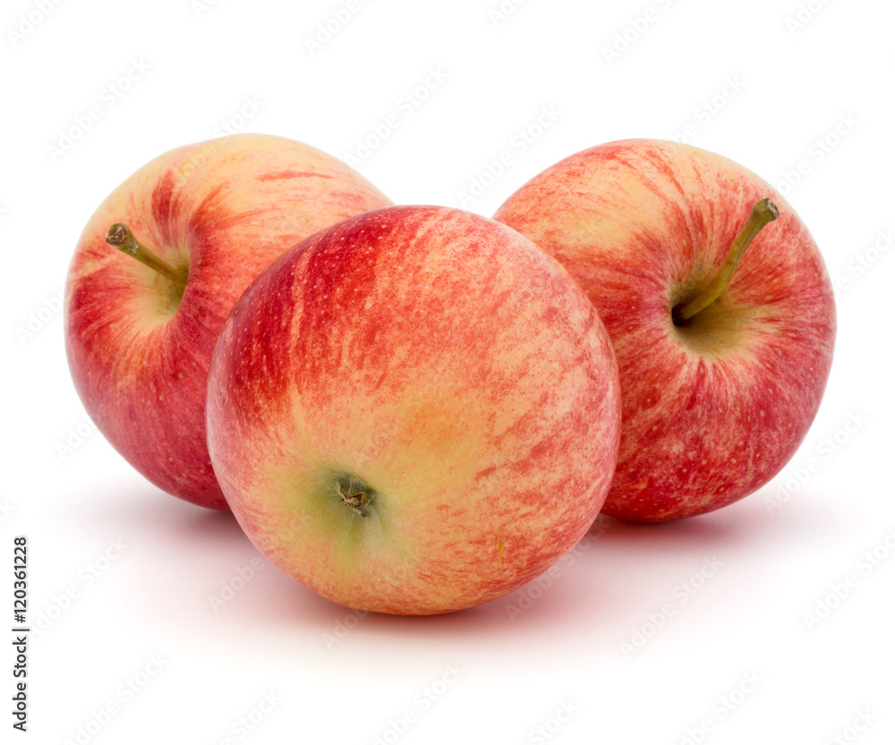 Red apple isolated on white background cutout Red apple isolated on white background cutout