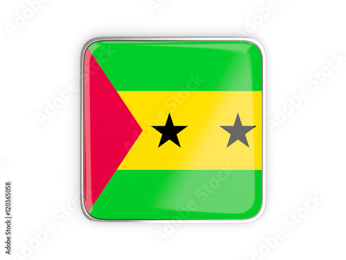 Free Download Flag of sao tome and principe, square icon - GFXLoad