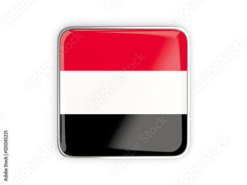 Flag of yemen, square icon Free Download Flag of yemen, square icon - GFXLoad