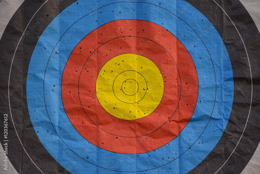 Target archery the porous Target archery the porous