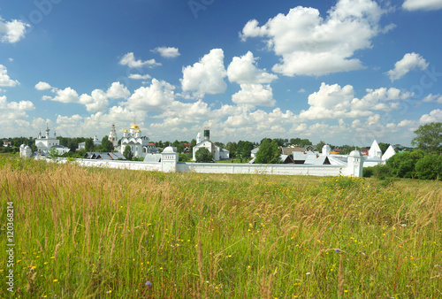 Summer landscape in Suzdal photo