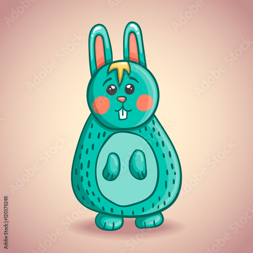 Cute cartoon bunny 2