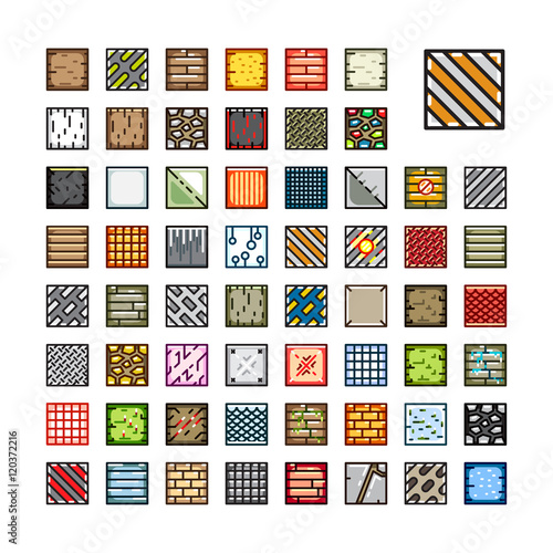 Set of tilesets for video game