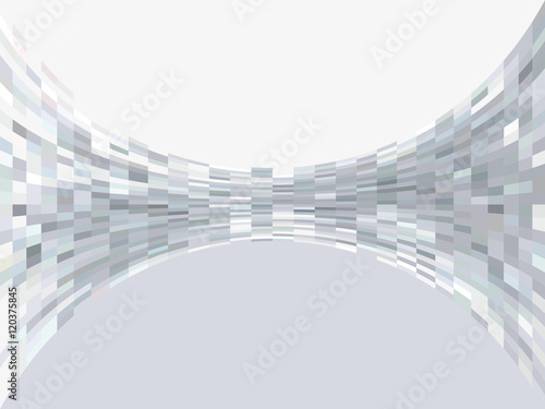 Abstract modern gray geometric background frame vector illustration. Modern abstract light gray blank background vector