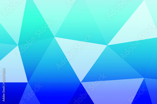 multicolor blue polygonal geometric banner with triangular low poly origami style background. business style