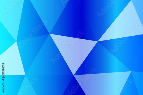 multicolor blue polygonal geometric banner with triangular low poly origami style background. business style