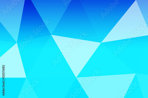 multicolor blue polygonal geometric banner with triangular low poly origami style background. business style