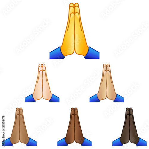 Folded hands emoji