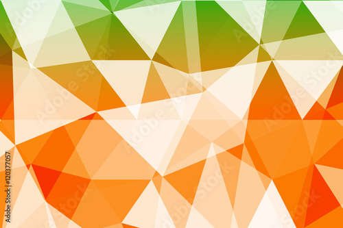 summer color polygonal geometric banner with triangular low poly origami style background for your banner, presentation