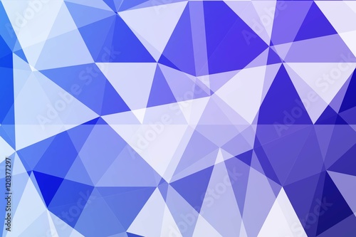 multicolor blue polygonal geometric banner with triangular low poly origami style background. business style
