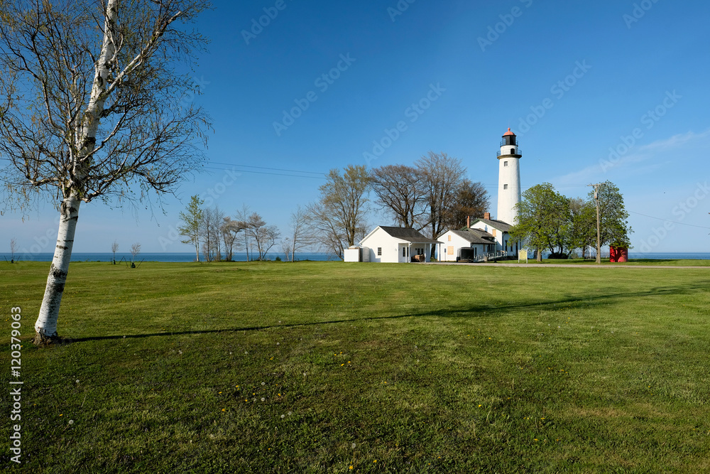 Obraz premium Pointe aux Barques Lighthouse, built in 1848