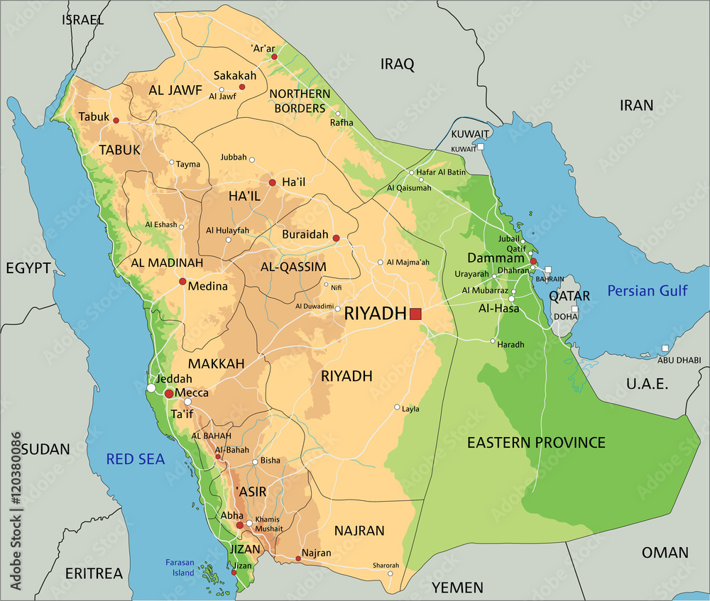 south arabia map