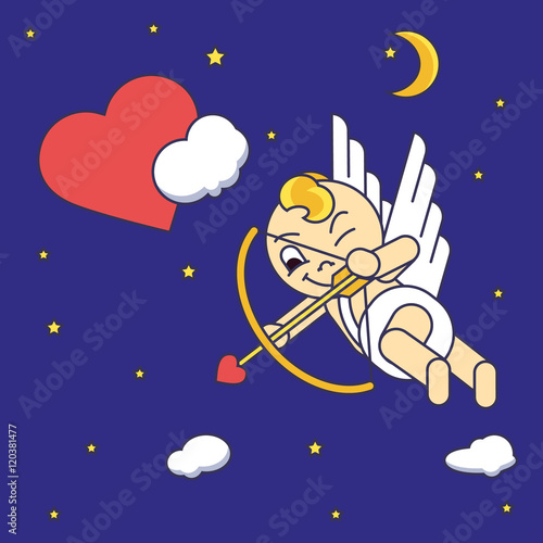 Cupid took aim