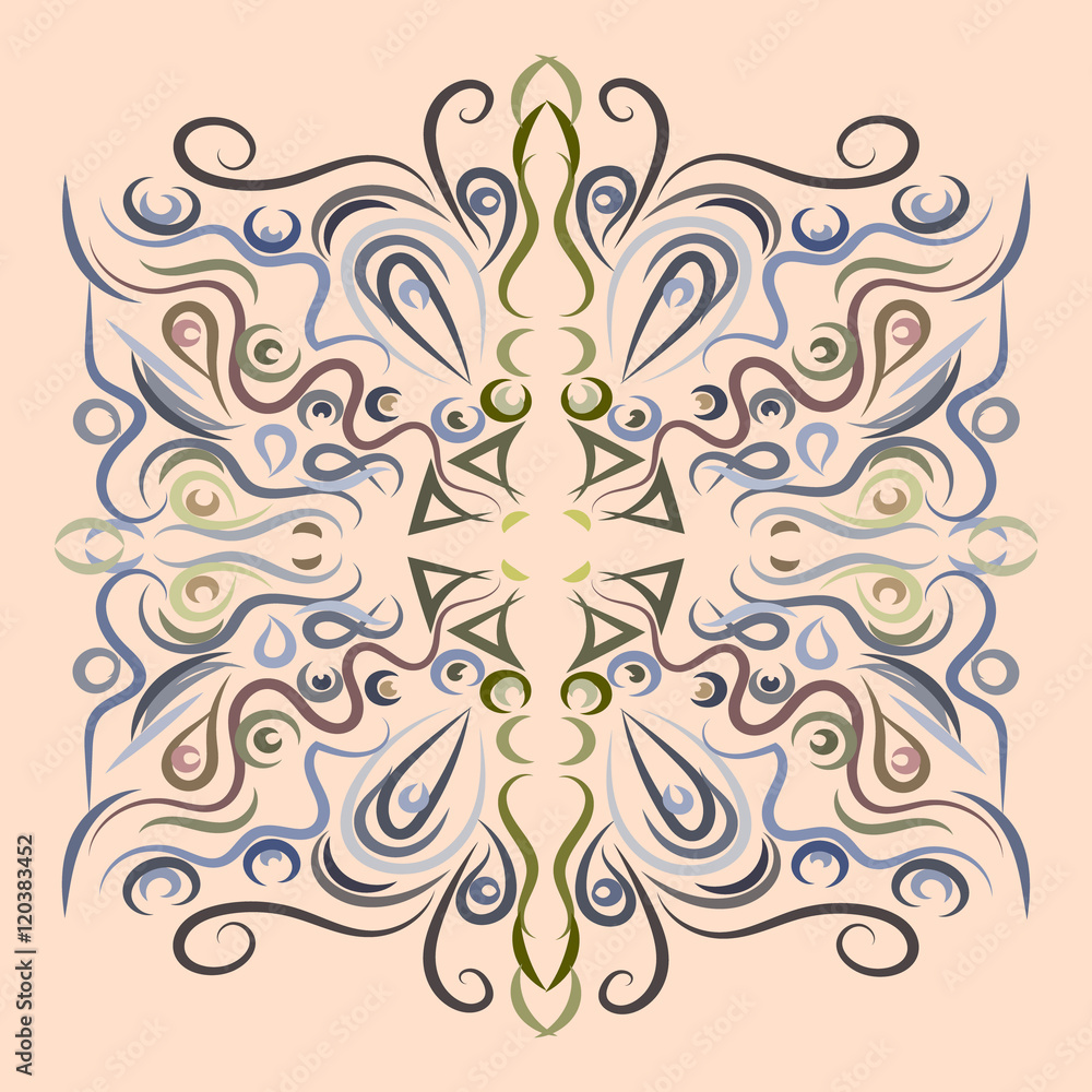 Decorative mandala. Illustration Decorative mandala. Illustration