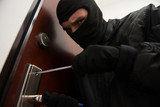 Burglar Breaks Into A Residential Building