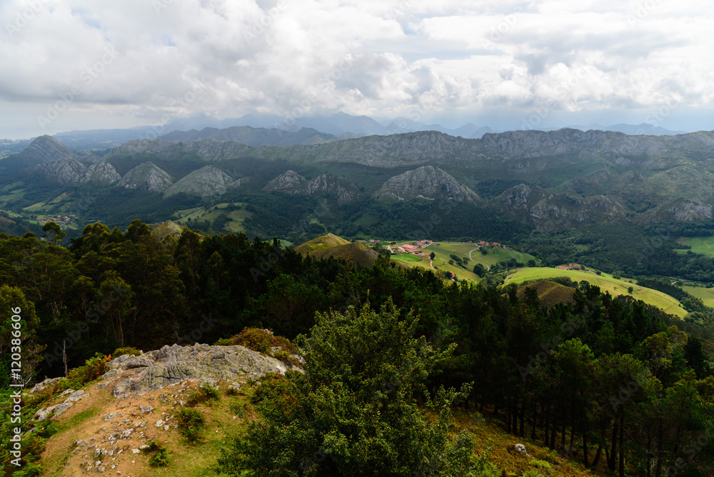 By peaks in Europe Asturias, Spain