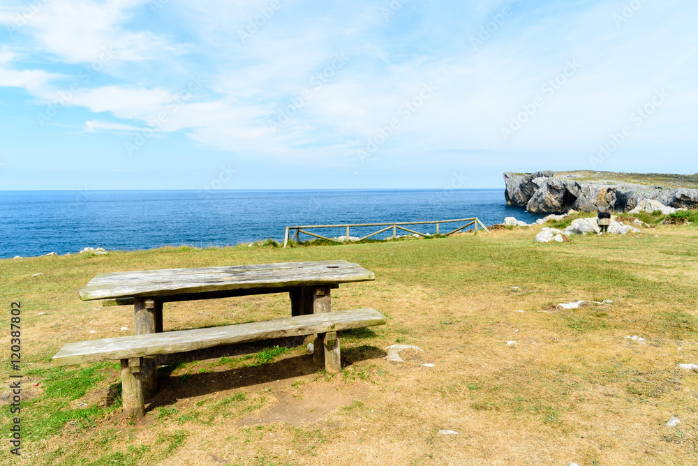 Obraz premium The coastline in Asturias, Spain