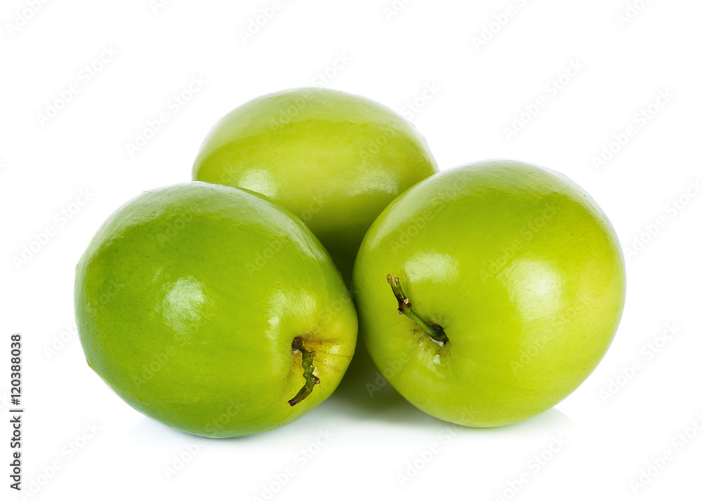 Monkey apple isolated on the white background Monkey apple isolated on the white background