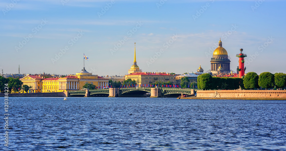 Panorama of St Petersburg, Russia