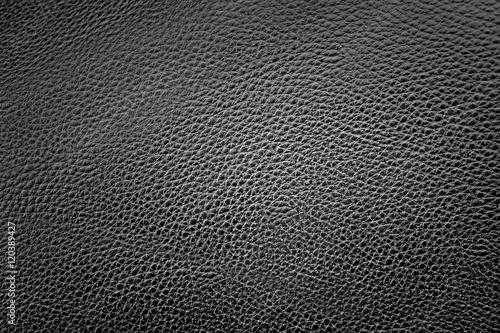 Black leather textured background.