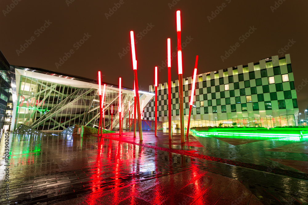 Obraz premium Największy teatr w Irlandii, Bord Gáis Energy Theatre w Dublinie